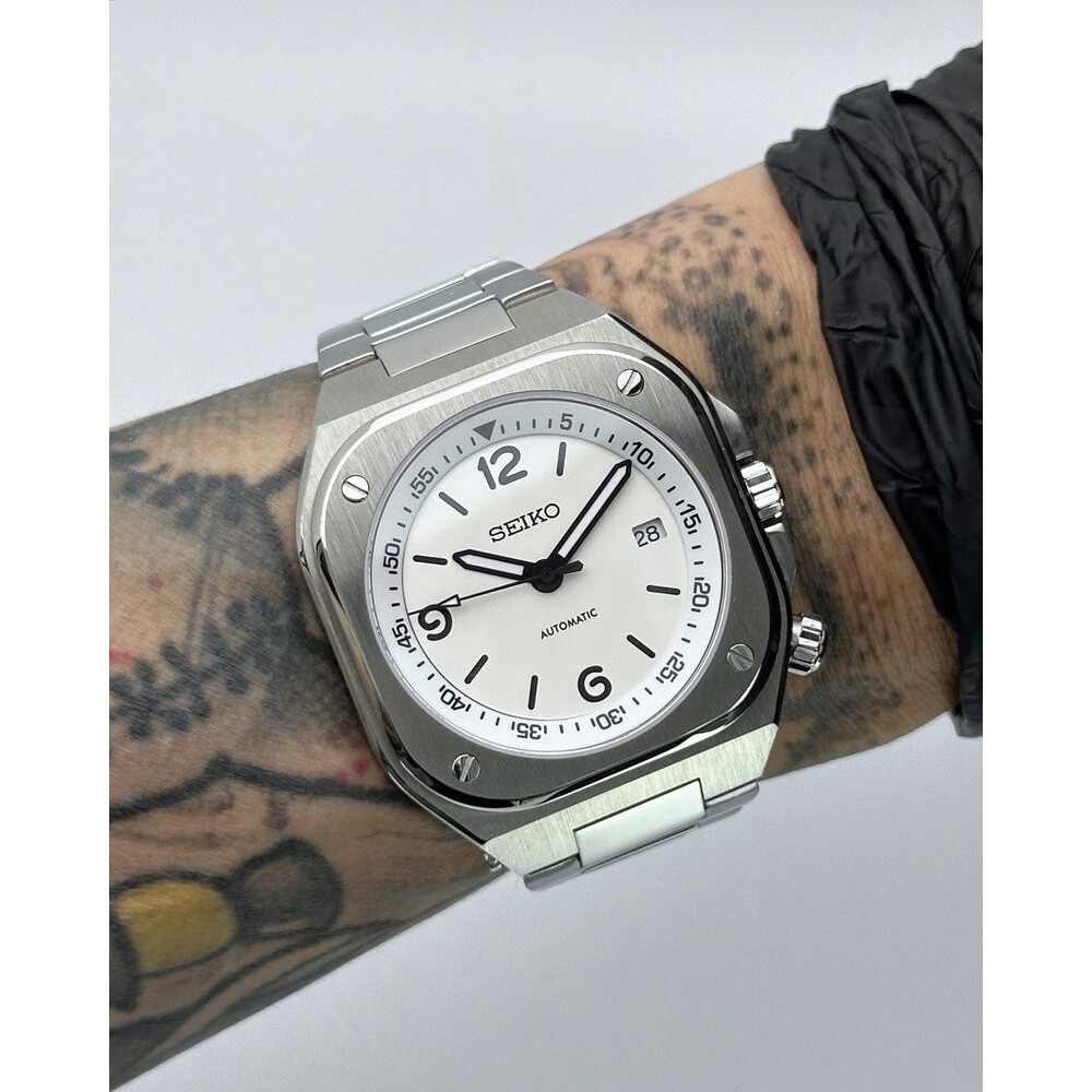 Custom Seiko Mod • White BR05 v2 • 42mm